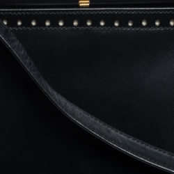 Pre Owned Escada Black Leather Crossbody Bag