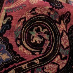 Pre Owned Etro Multicolor Printed Linen and Silk Stole