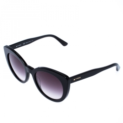 Pre Owned Etro Black Gradient ET643S Cat Eye Sunglasses