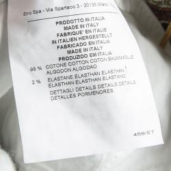 Pre Owned Etro Multicolor Paisley Printed Slim Fit Denim Jeans L