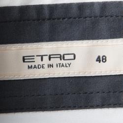 Pre Owned Etro Colorblock Printed Cotton Long Sleeve Button Front Shirt M