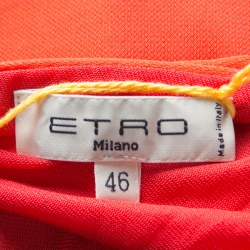 Pre Owned Etro Multicolor Printed Knit Sleeveless Maxi Dress L