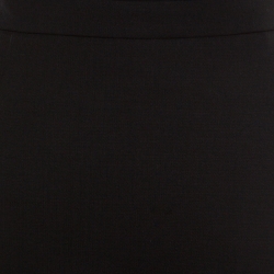 Pre Owned Etro Black Wool Flounce Skirt M