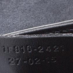 Pre Owned Etro Black Leather/Suede and Embellishment Chain Shoulder Bag