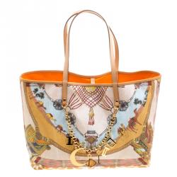 Etro Colorful Fabric/ Pink Leather Reversible Tote Bag ref.631791 - Joli  Closet