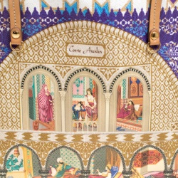 Etro Multicolor Printed Coated Canvas Shopping Tote