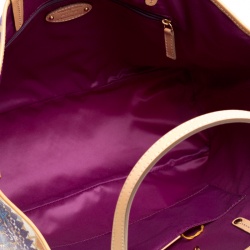 Etro Multicolor Printed Coated Canvas Shopping Tote