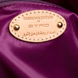 Etro Multicolor Printed Coated Canvas Shopping Tote