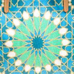 Pre Owned Etro Multicolor Printed Coated Canvas Shopping Tote