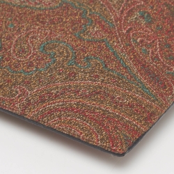 Etro Multicolor Paisley Print Coated Canvas Wristlet Pouch