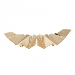Pre Owned Etro Gold Tone Metal Hair Clip Barrette