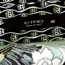 Pre Owned قميص إيتر قطن مطبوع متعدد الألوان بأكمام طويلة أزرار أمامية S