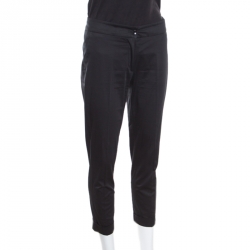 Pre Owned بنطلون إيترو أسود مفصل S