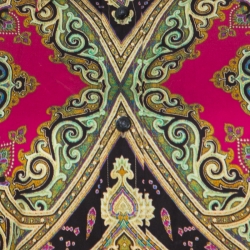 Pre Owned Etro Multicolor Paisley Printed Cotton Stretch Button Front Shirt L