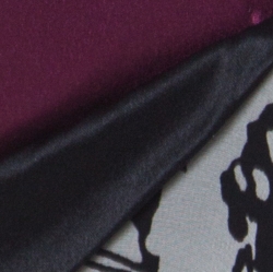 Pre Owned Etro Lavender and Black Floral Printed Silk Draped Maxi Dress M