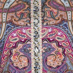 Pre Owned قميص إيترو أكمام طويلة قطن ستريتش طباعة بيزلي متعدد الألوان M