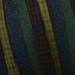 Pre Owned Etro Multicolor Wool and Alpaca Blend Paneled Midi Skirt M