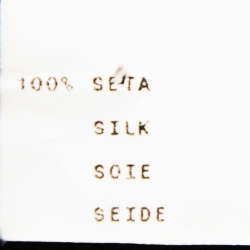 Pre Owned بلوزة شفافة إيترو شيفون حرير أسود مقاس صغير (سمول)