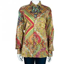 Pre Owned قميص ايترو بيسلي مطبوع M