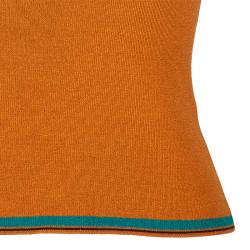 Pre Owned توب ايترو بحمالة عنق تريكو برتقالي M