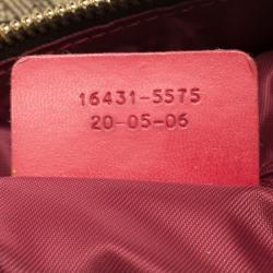 Pre Owned Etro Beige Paisley Printed Fabric Bowling Bag