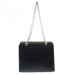 Pre Owned Etro Black/Brown Leather Shoulder Bag