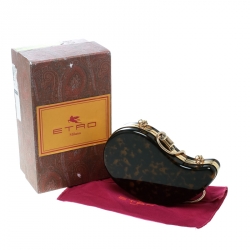 مملوكة مسبقًا حقيبة كتف إيترو بلاستيك بنية