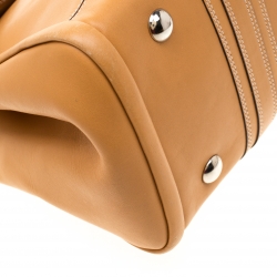 Pre Owned Etro Brown Leather Pocket Shoulder Bag