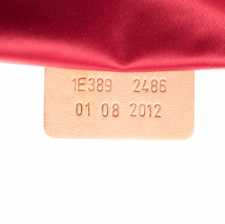 مملوكة مسبقًا حقيبة يد إيترو كانفاس مقوى طباعة بيزلي زهور بنية فاتحة/ وردية