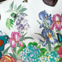 Pre Owned Etro Multicolor Paisley Printed Coated Canvas Boston Bag
