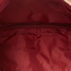 Etro Red/Multicolor Printed Canvas and Croc Embossed Leather Hobo