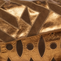 Etro Muticolor Leather and Suede Clutch