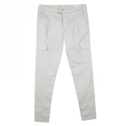 Beige Cargo Pocket Detail Pants