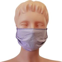 Non-Medical Handmade Purple Cotton Face Mask - Pack of 5