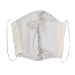 Non-Medical Handmade White Embroidered Cotton Face Mask - Pack Of 2 (Available for UAE Customers Only)