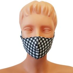 Non-Medical Handmade Checks Cotton Face Mask - Pack Of 5  ( Available for UAE Customers Only)