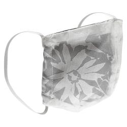 Pre Owned Non-Medical Handmade White Floral Printed Cotton Face Mask - Pack Of 2 (Available for UAE Customers Only)