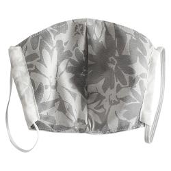 Pre Owned Non-Medical Handmade White Floral Printed Cotton Face Mask - Pack Of 2 (Available for UAE Customers Only)