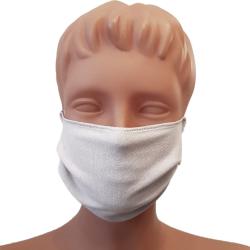 Non-Medical Handmade White Cotton Face Mask - Pack of 5 (Available for UAE Customers Only)