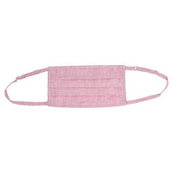 Collars & Cuffs Non-Medical Handmade Blush Pink Linen Face Mask (Available for UAE Customers Only)