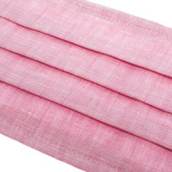 Collars & Cuffs Non-Medical Handmade Blush Pink Linen Face Mask (Available for UAE Customers Only)