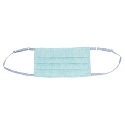 Collars & Cuffs Non-Medical Handmade Cyan Face Mask (Available for UAE Customers Only)