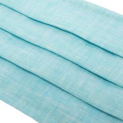 Collars & Cuffs Non-Medical Handmade Cyan Face Mask (Available for UAE Customers Only)