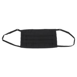 Collars & Cuffs Non-Medical Handmade Jet Black Face Mask (Available for UAE Customers Only)