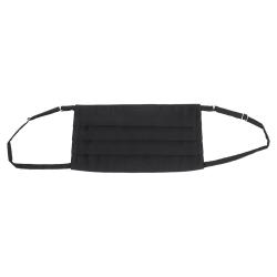 Collars & Cuffs Non-Medical Handmade Jet Black Face Mask (Available for UAE Customers Only)