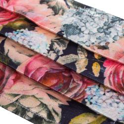 Collars & Cuffs Non-Medical Handmade Pink Peonies Face Mask (Available for UAE Customers Only)