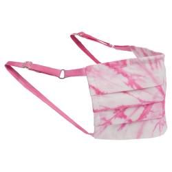 Pre Owned Non-Medical Handmade Pink TieDye Face Mask By Mr. Moudz Collection (Available for UAE Customers Only)