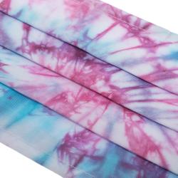 Non-Medical Handmade Pink/Blue Tie Dye Face Mask By Mr. Moudz Collection (Available for UAE Customers Only)