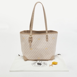 Faure Le Page Beige Coated Canvas Daily Battle 27 Tote