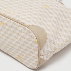 Faure Le Page Beige Coated Canvas Daily Battle 27 Tote